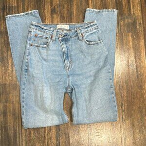 Abercrombie & Fitch Light Blue Straight Leg Jeans